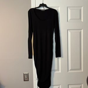 A Pea in the Pod Black Long Sleeve Maternity Dress